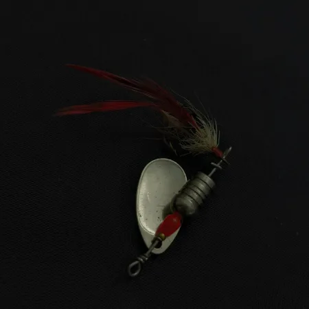 Cuillère Heddon HEP 1, nickel, 3.6 g, hameçon plume, #24746