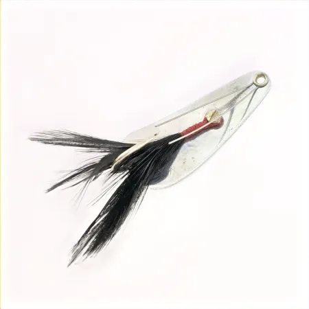 Cuillère Weezel Rex Spoon, nickel, 12 g, trailer plumes, #24761