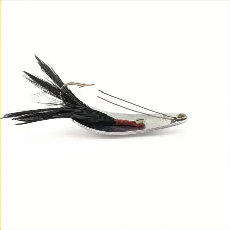 Cuillère Weezel Rex Spoon, nickel, 12 g, trailer plumes, #24761
