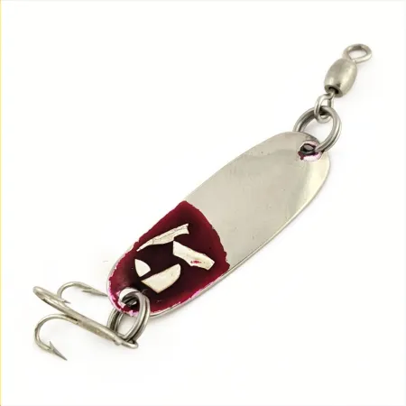 Cuillère Roy Self #2, nickel/rouge, 1/8 oz (3.5g), inserts, #24763