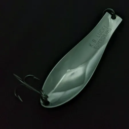 K-B Spoon Lucky Superior, nickel, 17 g, marquage Wis, #24771