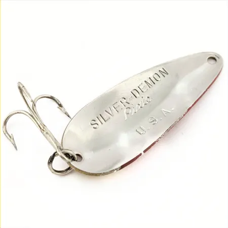 Cuillère Silver-Demon Pixie, Rouge/Nickel, 11g, Profil en S, #24790