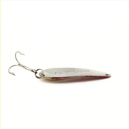 Cuillère Silver-Demon Pixie, Rouge/Nickel, 11g, Profil en S, #24790