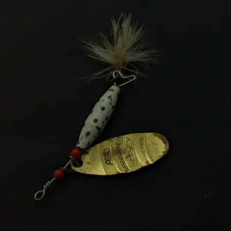 Abu Garcia Spinnaren Reflex, Or/Blanc, 7g, Triple Plumes, #24811