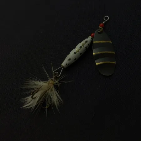 Abu Garcia Spinnaren Reflex, Or/Blanc, 7g, Triple Plumes, #24811