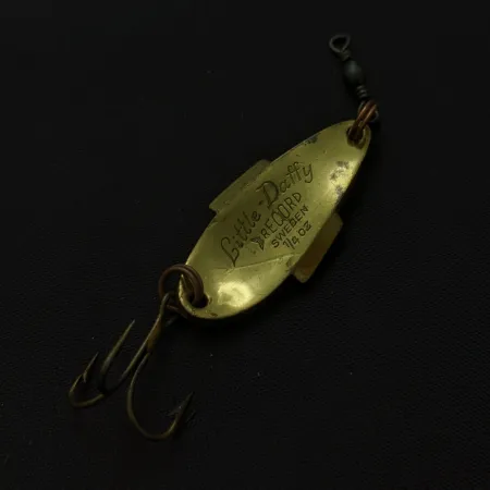 Cuillère Abu Record Little Daffy, or/rouge, 7g, Suède, #24815