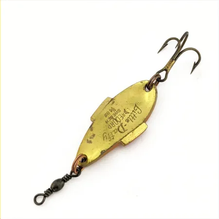 Cuillère Abu Record Little Daffy, or/rouge, 7g, Suède, #24815