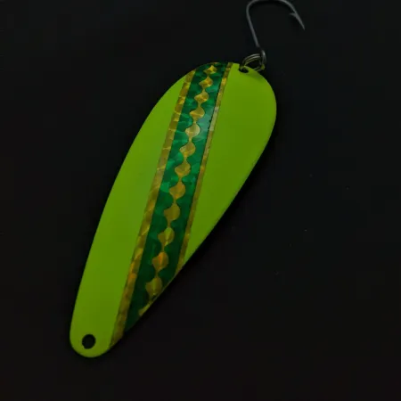 Cuillère Moonshine Flutter, jaune vert, 12g, Glow, #24817
