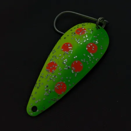 Moonshine Lures Flutter Ondulante, Jaune Vert, 7g, Simple, #24818