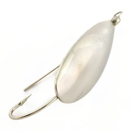Luhr Jensen Silver Spoon Cuillère, Nickel, 5 g, Anti-herbe, #25188