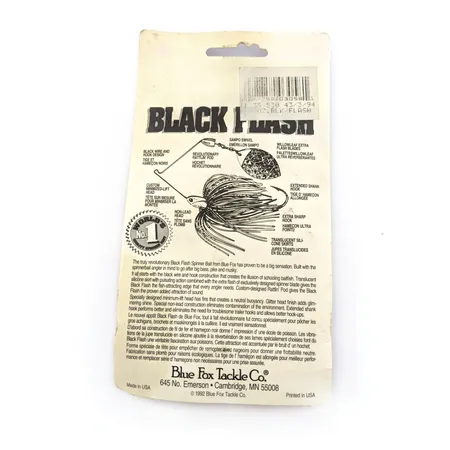 Blue Fox Black Flash Spinnerbait, Chartreuse, 14g, Bruiteur, #25197