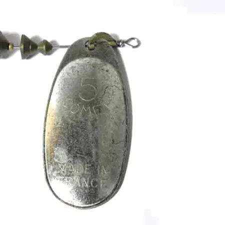 Mepps 5 Comet Mino Cuillère, Gris / Acier, 23g, Leurre souple, #0018