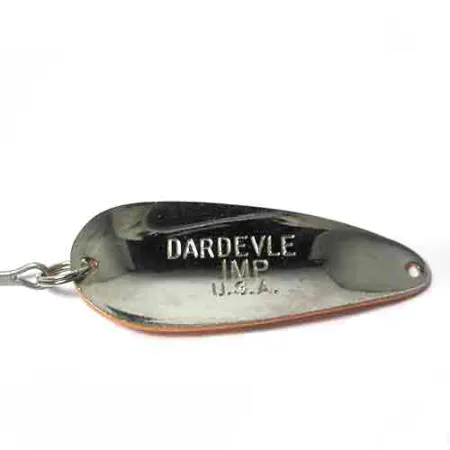 Eppinger Dardevle Imp Cuillère, Orange/Triangle rouge, 11g, Vintage, #0019