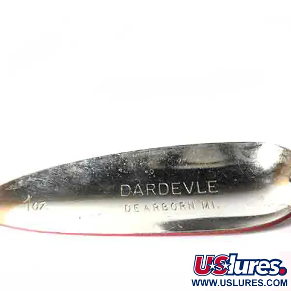 Eppinger Dardevle Cuillère, Rouge / Blanc, 28g, Dearborn, #0022