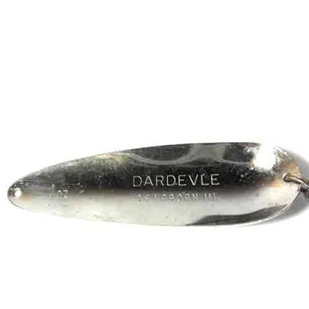 Cuillère Eppinger Dardevle, Blanc / Noir / Argent, 28g, #0023