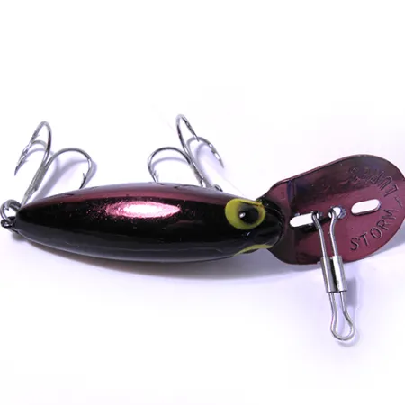 Storm Thin Fin Hot N Tot Crankbait, Rouge, 6,5g, Bavette Métal, #0039