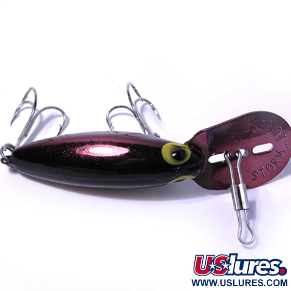 Storm Thin Fin Hot N Tot Crankbait, Rouge, 6,5g, Bavette Métal, #0039