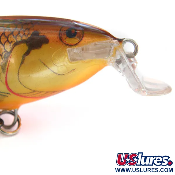 Rapala Shallow Shad Rap Poisson Nageur, Brun / Jaune JP, 11g, Balsa, #0082