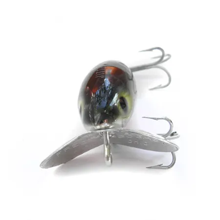 Fred Arbogast Jitterbug Leurre Surface, Black/Nickel/Pink, 7g, #0085