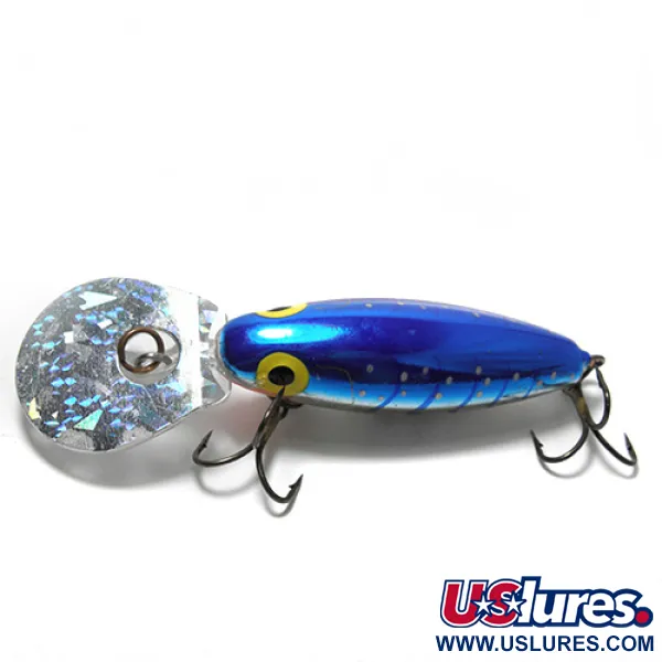 Storm Hot'N Tot Crankbait, Bleu/Argent, 6g, Bavette Hologramme, #0102