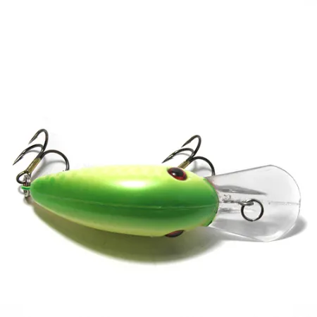 Strike King Pro 3 Crankbait, Jaune/Vert, 10g, Plongeant 2.4m, #0103