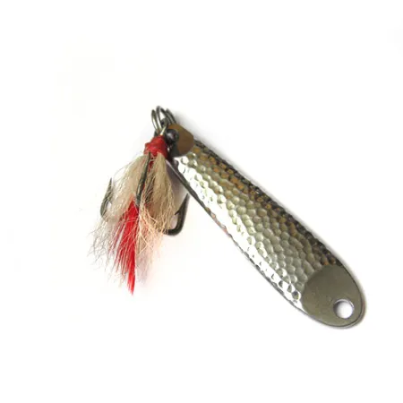 Hopkins s1 Cuillère Ondulante, Nickel, 9g, Texture Martelée, #0112