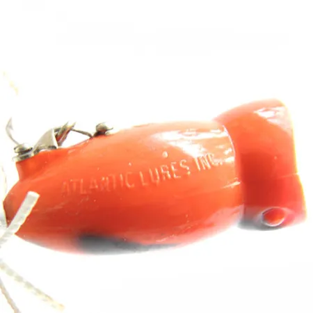 Atlantic Lures Popper, Orange/Noir/Blanc, 7g, Vintage, #0132