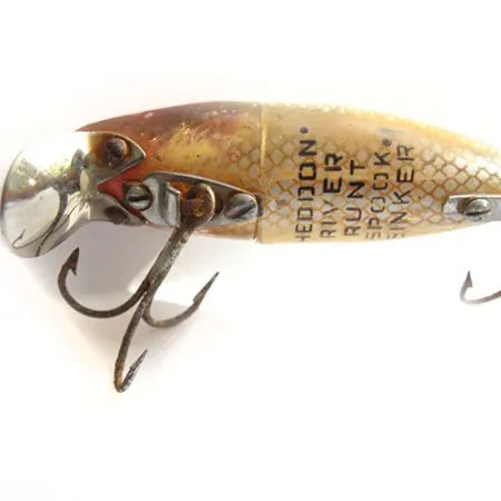 Heddon River Runt coulant, Perche/Rouge, 12,5g, bavette métal, #0136