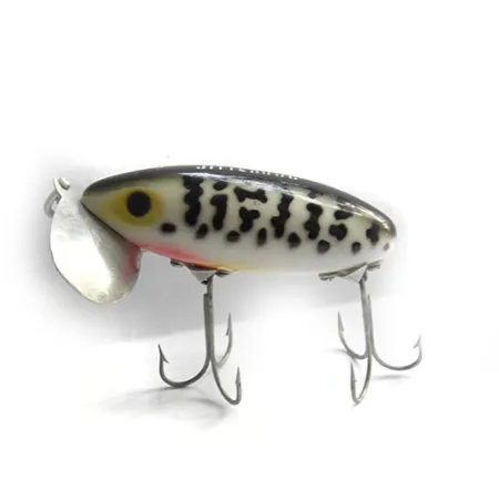 Fred Arbogast Jitterbug leurre de surface, Tiger/Blanc/Noir, 14g, #0145