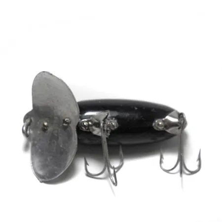Fred Arbogast Jitterbug Crawler, Noir, 10g, Bavette Métal, #0158