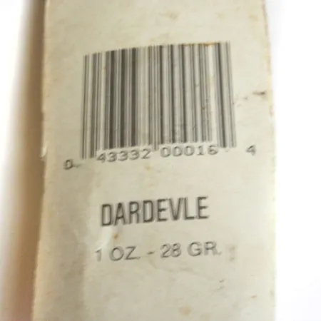 Dardevle Eppinger Cuillère, Rouge / Blanc, 28g, Classique, #0178