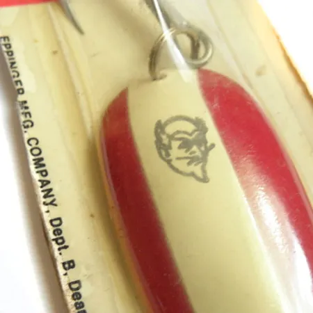 Dardevle Eppinger Cuillère, Rouge / Blanc, 28g, Classique, #0178