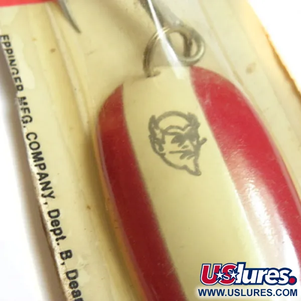 Dardevle Eppinger Cuillère, Rouge / Blanc, 28g, Classique, #0178