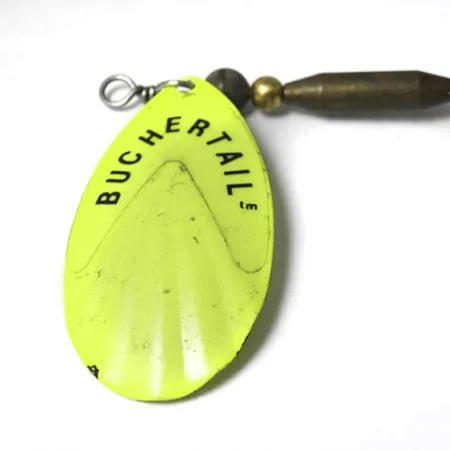 Joe Bucher Buchertail Cuillère, Fluorescent Green, 33g, Bucktail, #0205