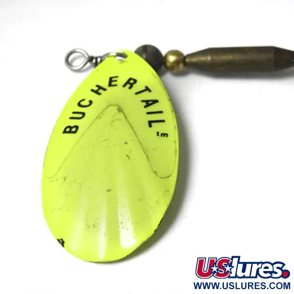 Joe Bucher Buchertail Cuillère, Fluorescent Green, 33g, Bucktail, #0205