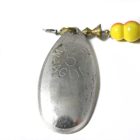 Mepps Aglia 5 Cuiller tournante, Nickel, 14g, Étrier laiton, #0207