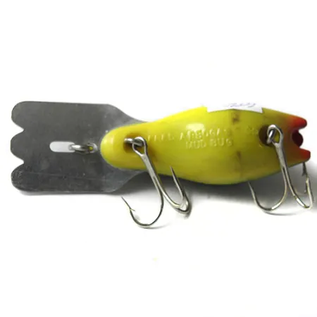 Mud Bug Fred Arbogast Crankbait, Vert/Jaune/Gris, 10g, Bavette métal, #0209