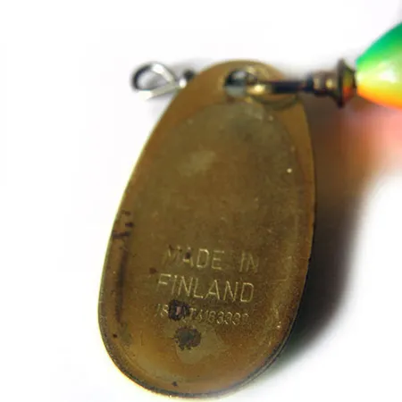 Blue Fox Super Vibrax 2 Minnow Cuiller, Vert/Jaune/Orange, 8g, #0227