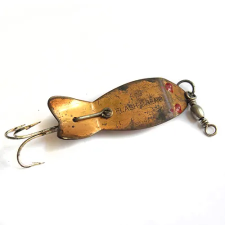 South Bend FLASH-ORENO Cuillère, Copper / Red, 25g, USA, #0230