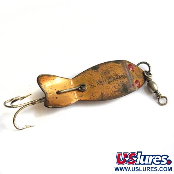 South Bend FLASH-ORENO Cuillère, Copper / Red, 25g, USA, #0230