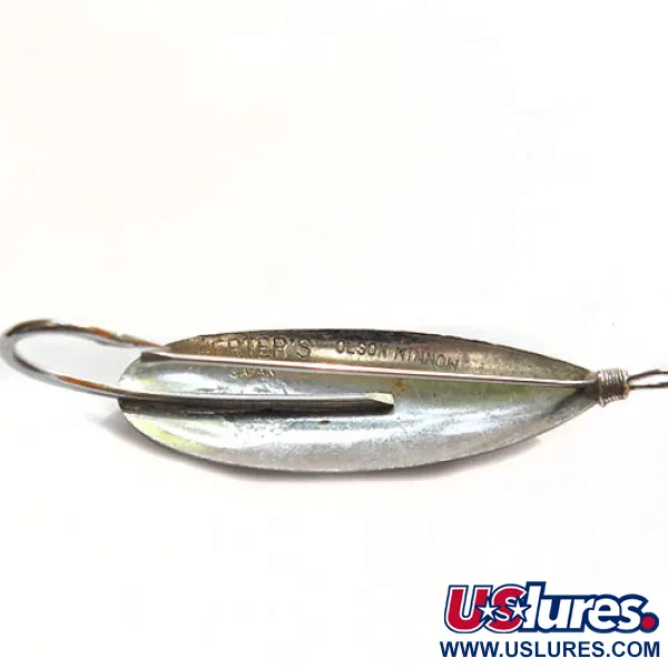 Herter's olson minnow Cuillère, Nickel, 8,5g, Anti-herbe, #0234