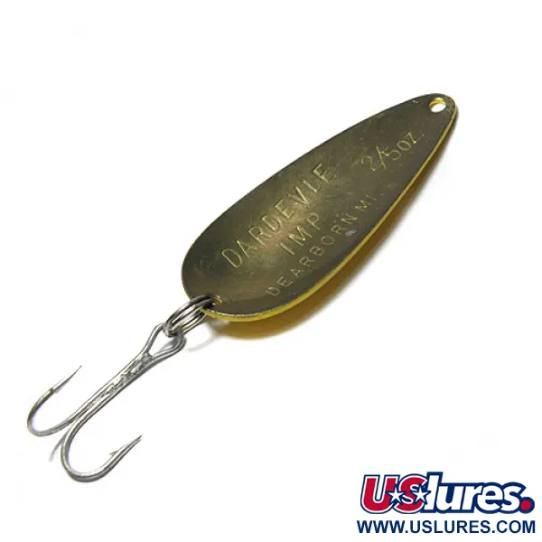 Eppinger Dardevle Imp Cuillère, Jaune / Rouge, 11g, Vintage, #0240