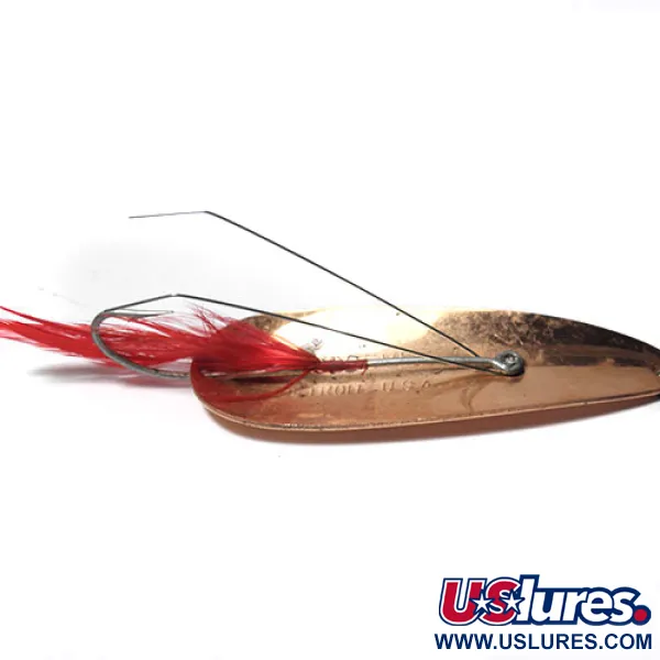 Eppinger Dardevle Feathered Weedless Cuillère, Cuivre, 28g, Anti-herbe, #0241