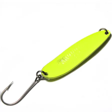 Luhr Jensen Krocodile Die #4 Cuillère, Jaune/Vert, 14g, Profond, #0263