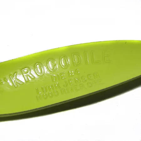 Luhr Jensen Krocodile Die #4 Cuillère, Jaune/Vert, 14g, Profond, #0263
