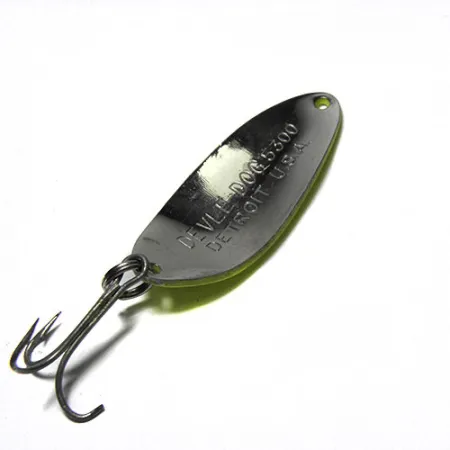 Eppinger Dardevle Devle Dog Cuiller, Jaune Vif/Rouge, 10g, #0267