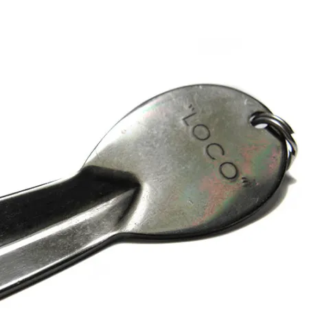 Cuillère Luhr Jensen Loco, Noir / Hologramme, 23g, Hameçon Simple, #0281