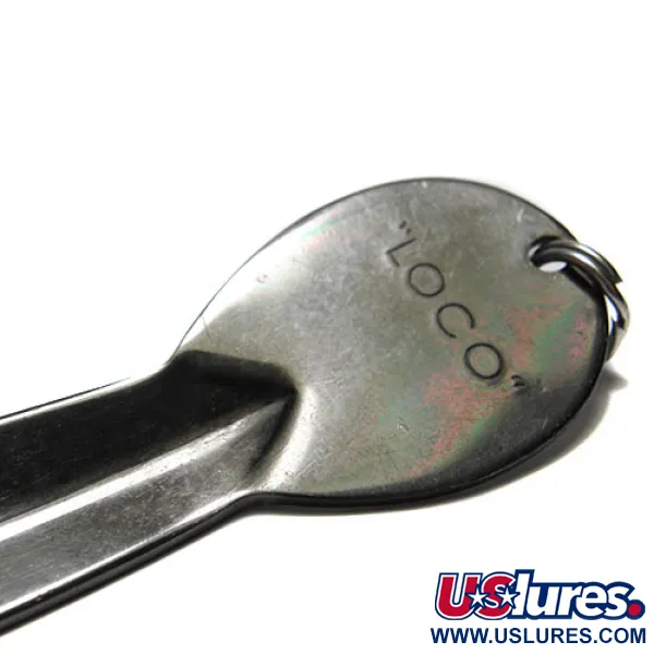 Cuillère Luhr Jensen Loco, Noir / Hologramme, 23g, Hameçon Simple, #0281