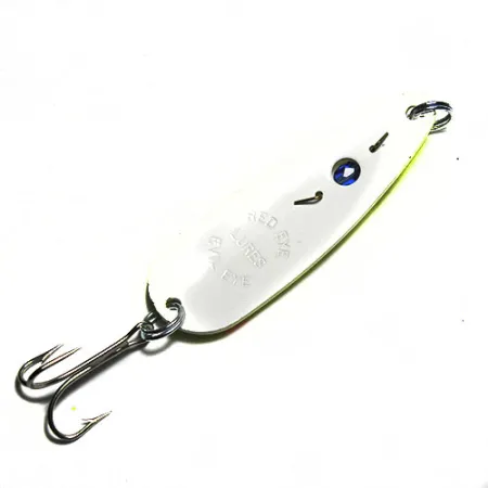 Eppinger Red Eye Evil Eye Cuillère, Jaune/Rouge/Blanc, 22g, Perle, #0286