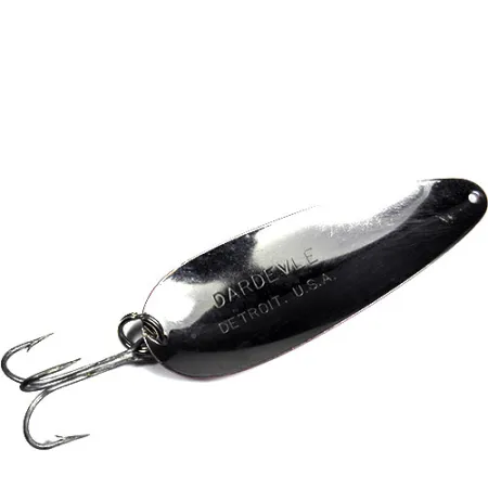 Eppinger Dardevle Cuillère, Rouge / Blanc, 28g, Vintage, #0336